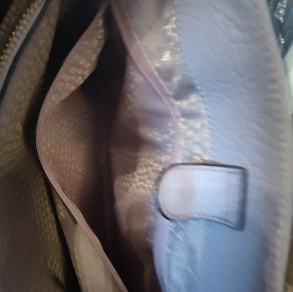 Kate Spade lilac laser cut lattice front shoulder bag with silver hardware - Picture 7 of 16